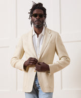 Italian Silk-Linen Herringbone Sport Coat