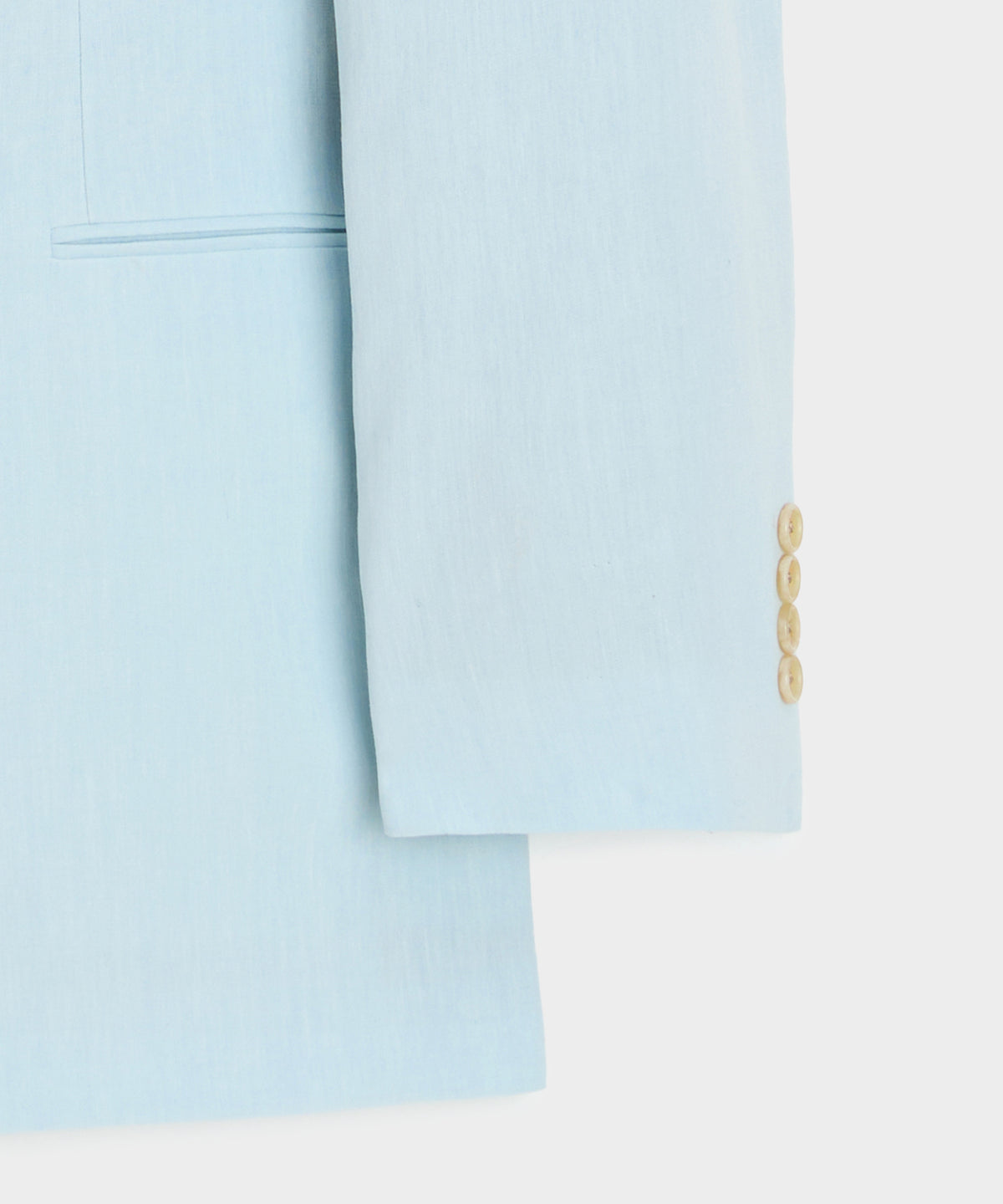 Italian Sueded Linen Double-Breasted Shawl Collar Jacket