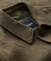 Tailored Workwear Suit in Olive Herringbone