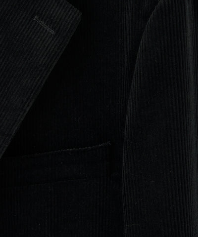 Italian Corduroy Madison Suit Jacket in Black
