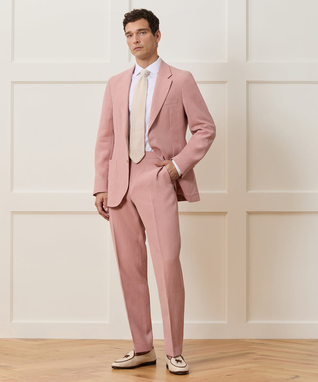 Italian Sueded Linen Madison Jacket