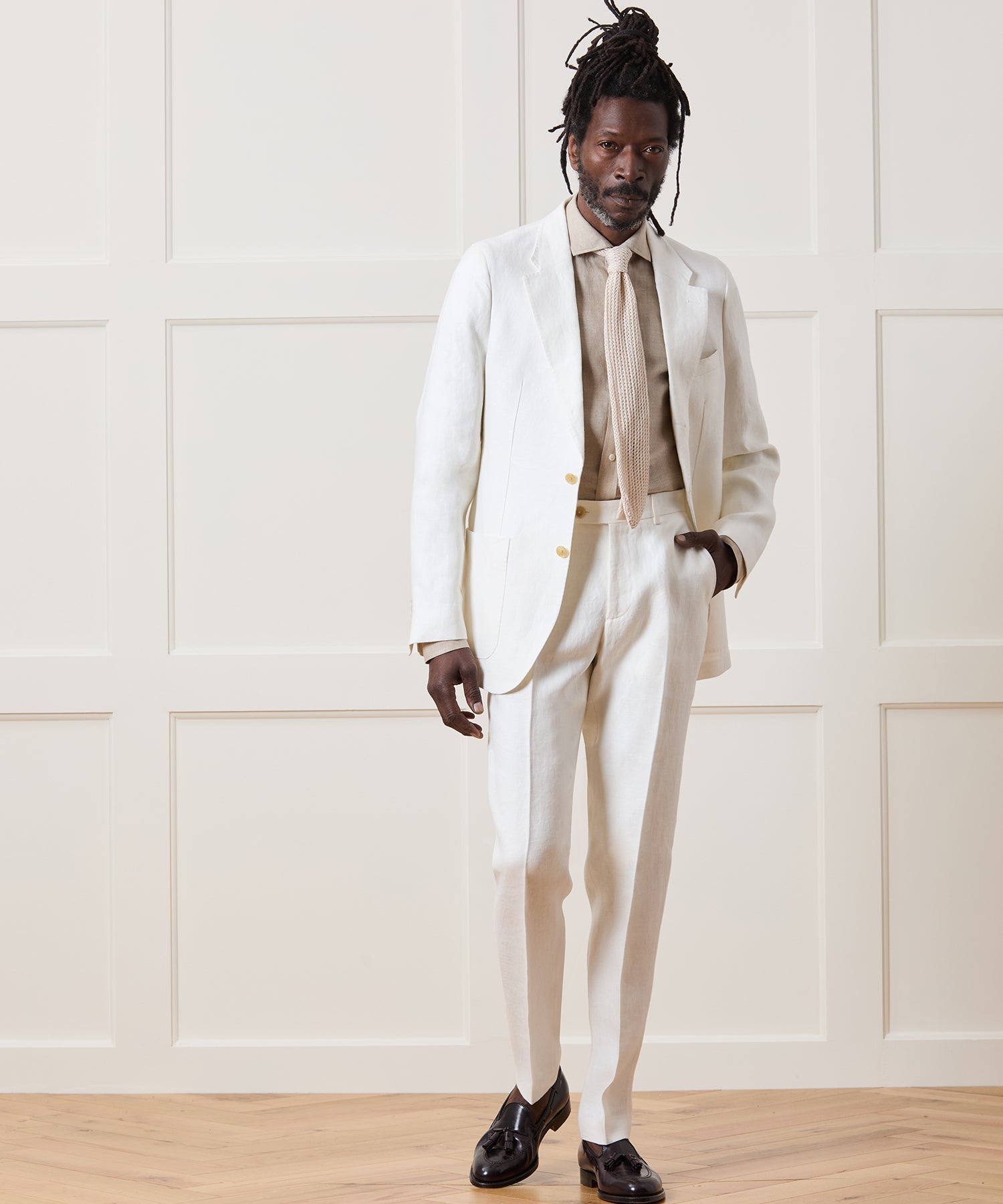 ジャケット・アウター ARGUE MAILLE BLANCHE LINEN JACKET Italian Linen Madison Jacket in White – Todd Snyder