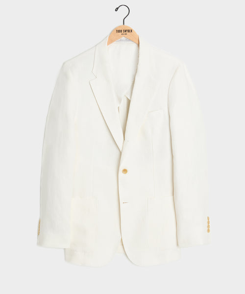 Italian Linen Madison Jacket in White – Todd Snyder