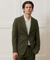 Italian Cotton Sutton Jacket in Olive