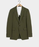 Italian Cotton Sutton Jacket in Olive