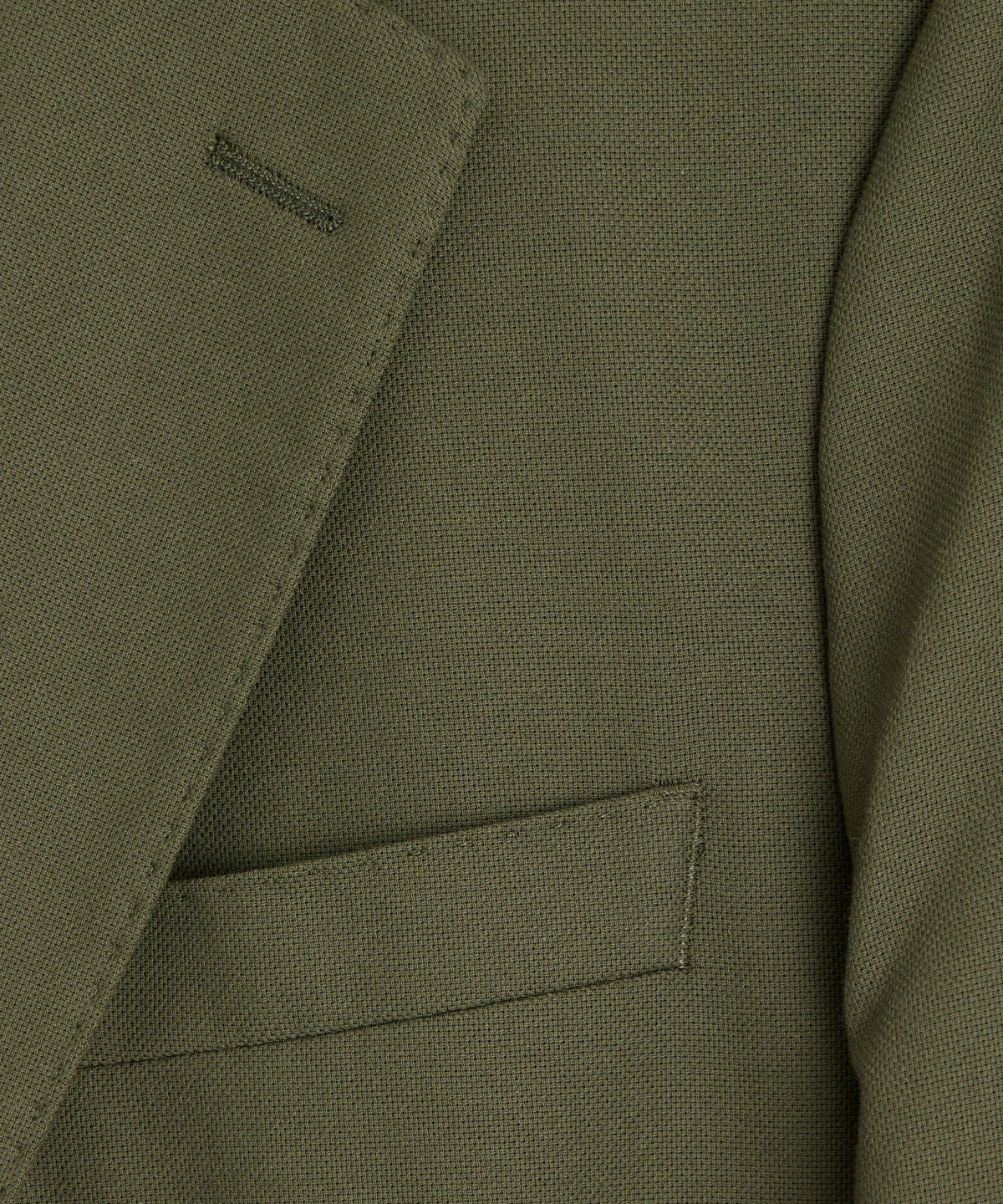 Italian Cotton Sutton Jacket in Olive