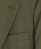 Italian Cotton Sutton Jacket in Olive