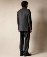 Italian Cavalry Twill Wythe Jacket in Charcoal