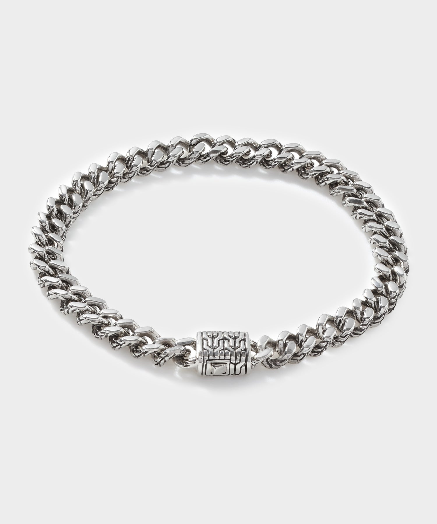 John Hardy Sterling Silver Curb Chain Bracelet, 7MM