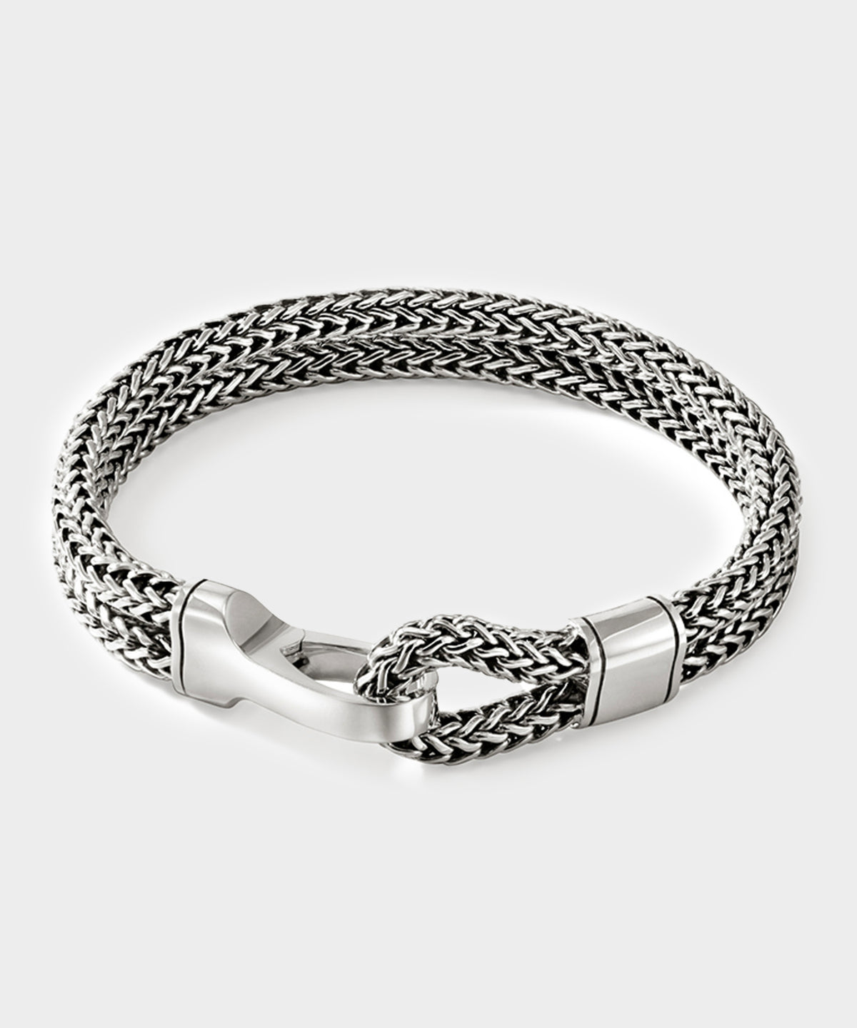 John Hardy Sterling Silver Double Row Bracelet