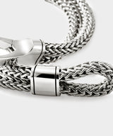 John Hardy Sterling Silver Double Row Bracelet with Hook Clasp