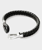 John Hardy Sterling Silver Leather Double Row Bracelet