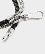 John Hardy Sterling Silver Double Wrap Icon Bracelet