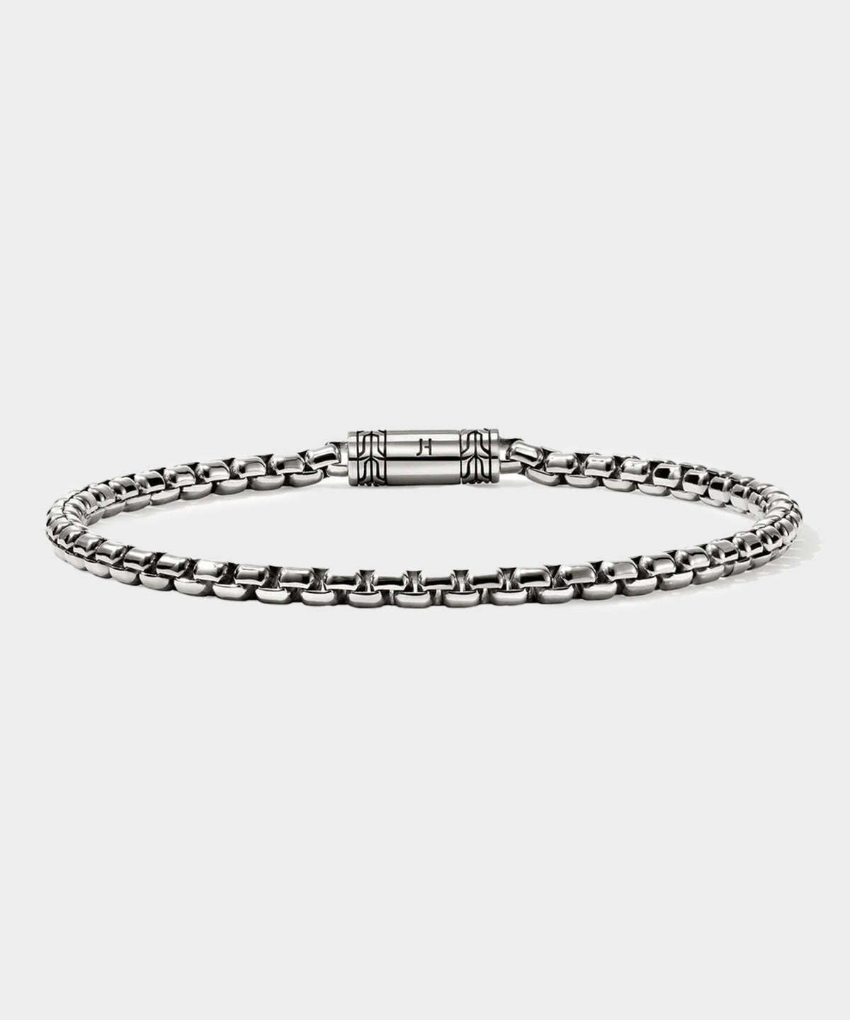 John Hardy Sterling Silver Box Chain Bracelet