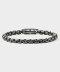 John Hardy Dark Sterling Silver Box Chain Bracelet
