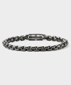 John Hardy Dark Sterling Silver Box Chain Bracelet