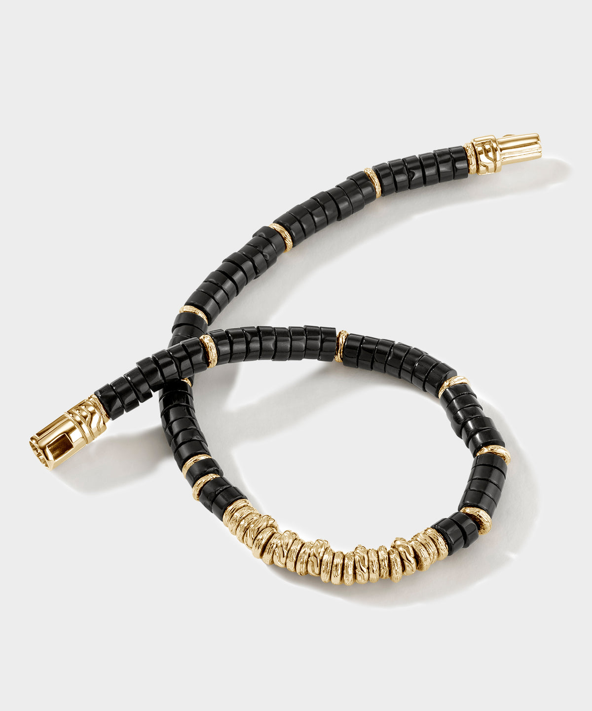 John Hardy 14k Gold Heishi Bracelet