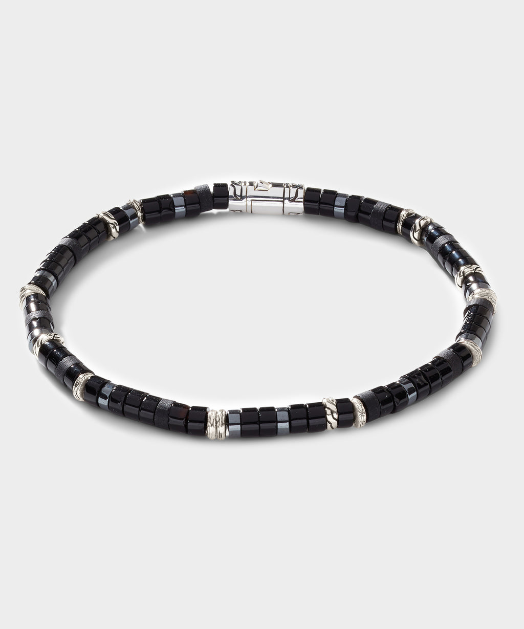 John Hardy Sterling Silver Heishi Bracelet
