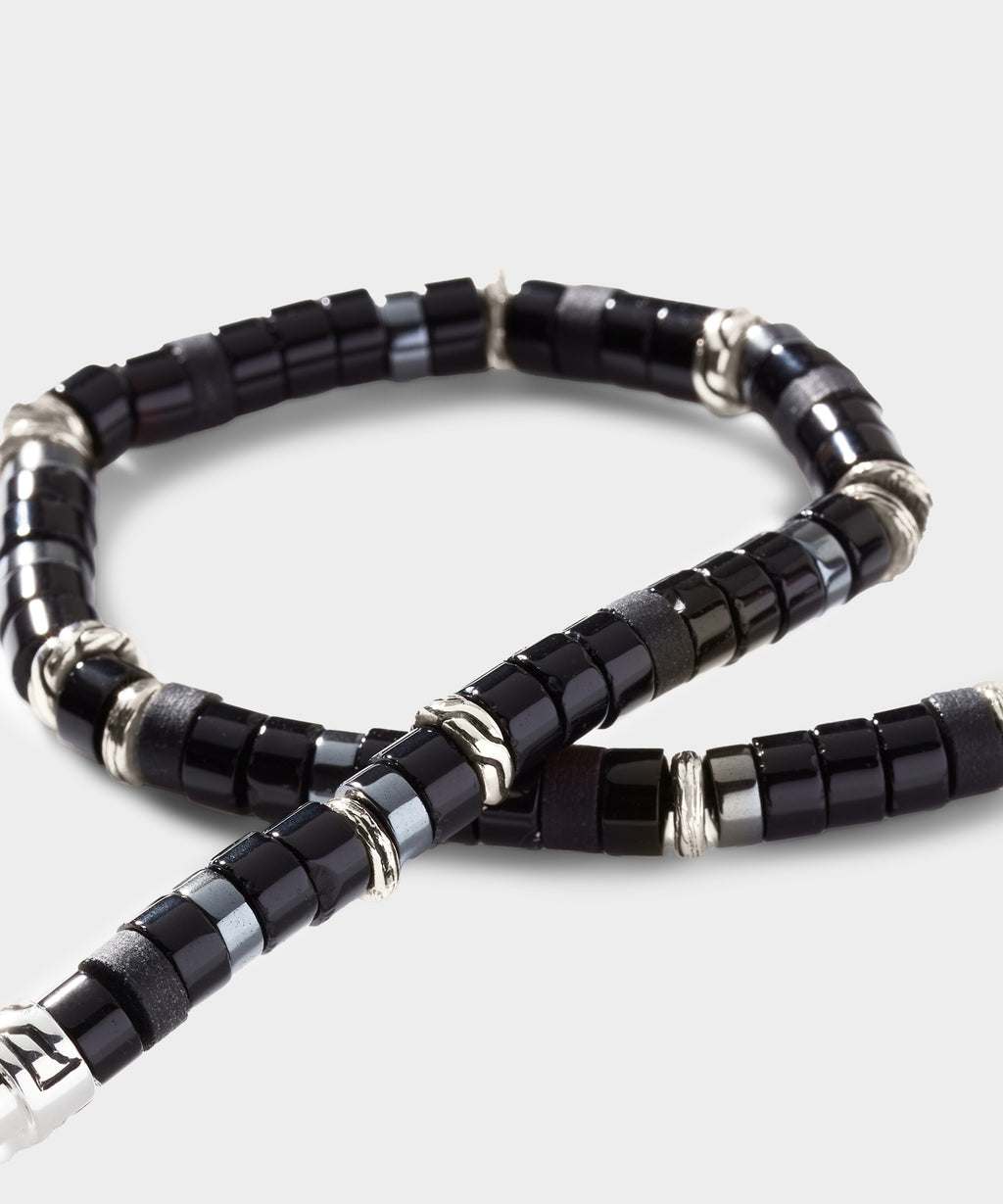 John Hardy Sterling Silver Heishi Bracelet