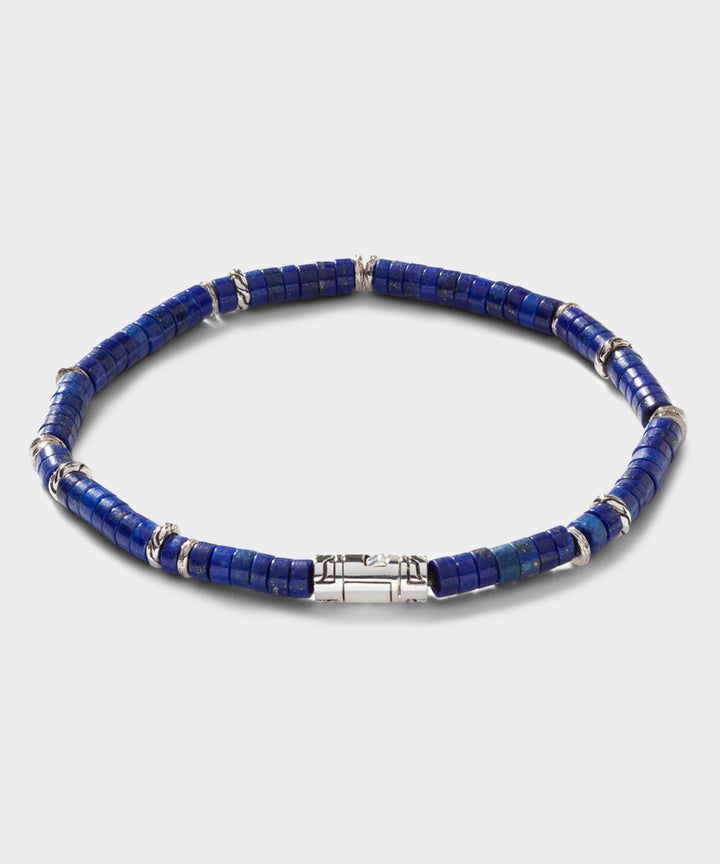 John Hardy Lapus Lazuli Heishi Bracelet
