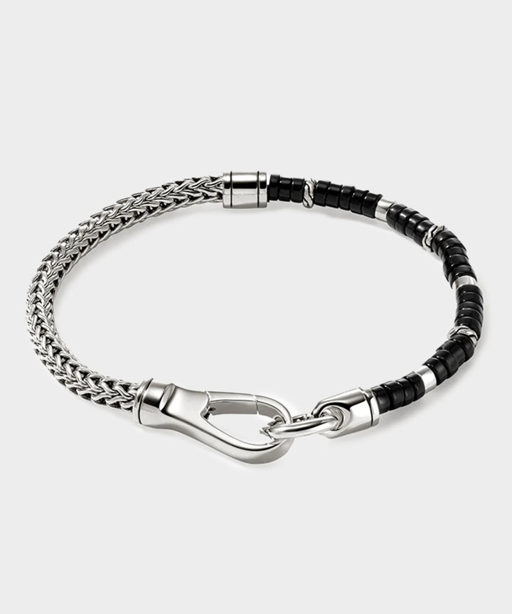 John Hardy Sterling Silver Heishi Chain Bracelet