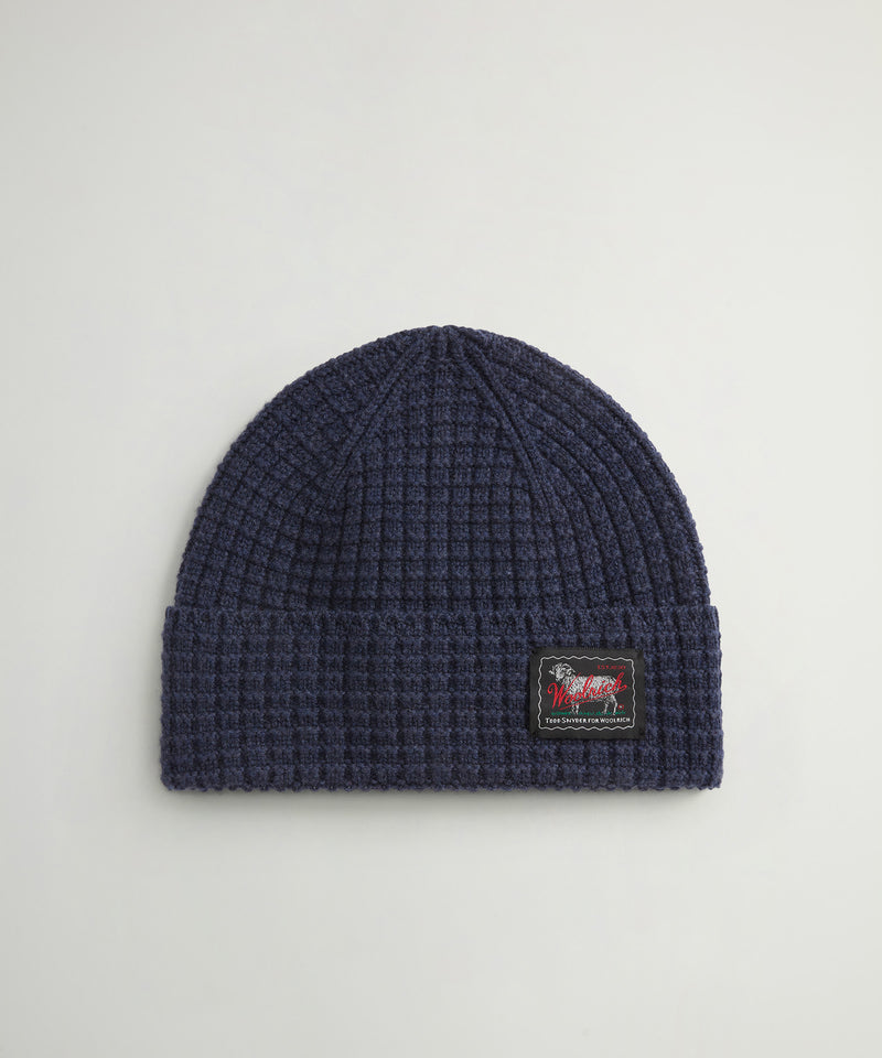 Todd Snyder x Woolrich Wool-Cashmere Waffle Beanie