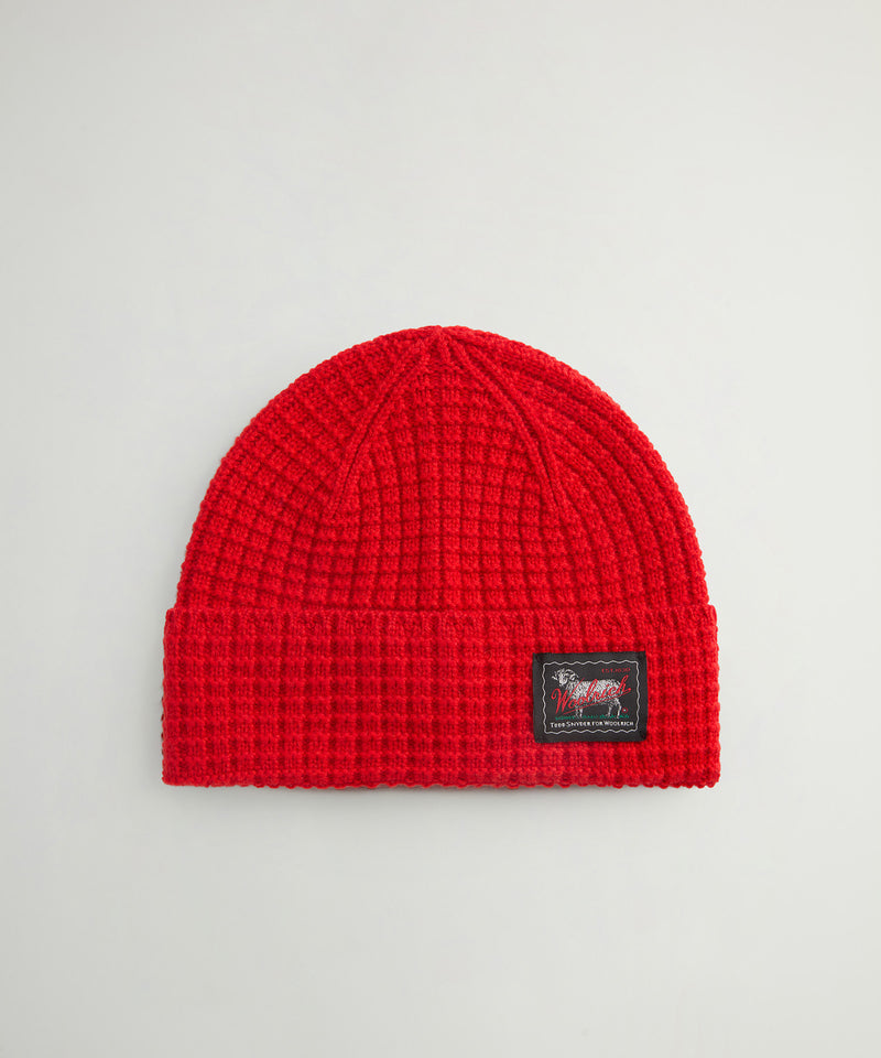 Todd Snyder x Woolrich Wool-Cashmere Waffle Beanie