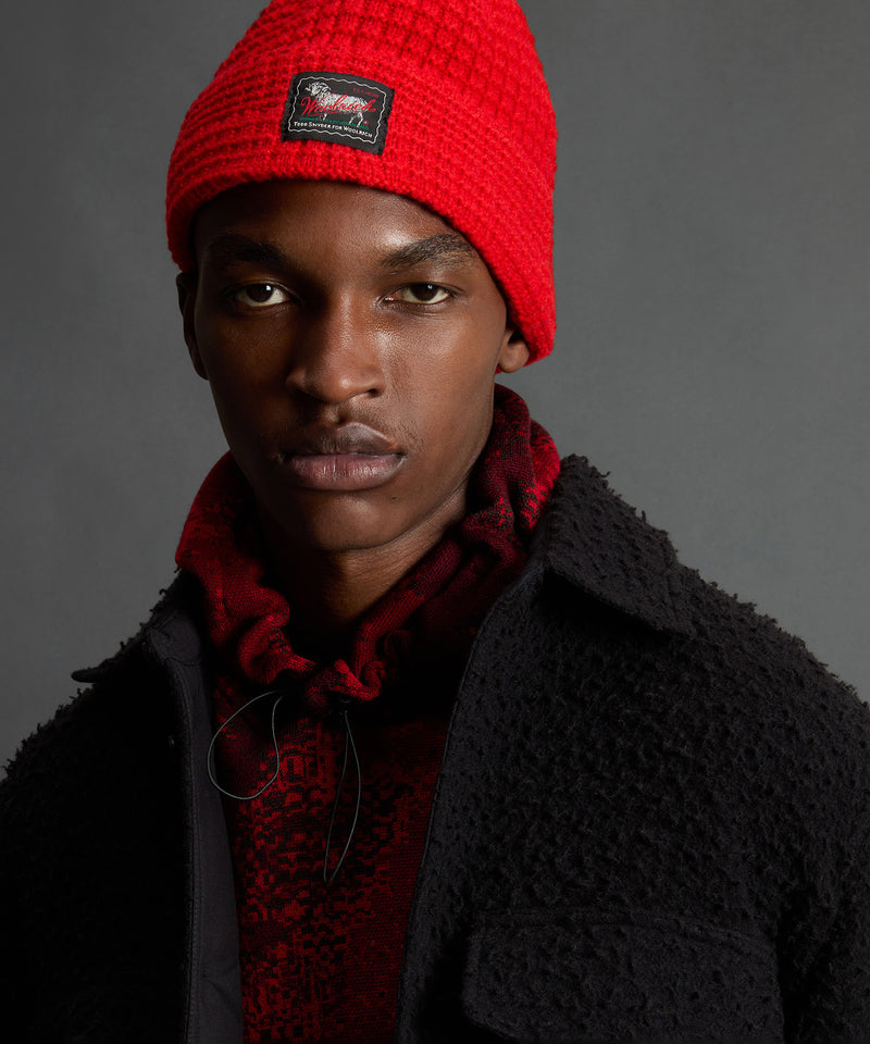 Todd Snyder x Woolrich Wool-Cashmere Waffle Beanie