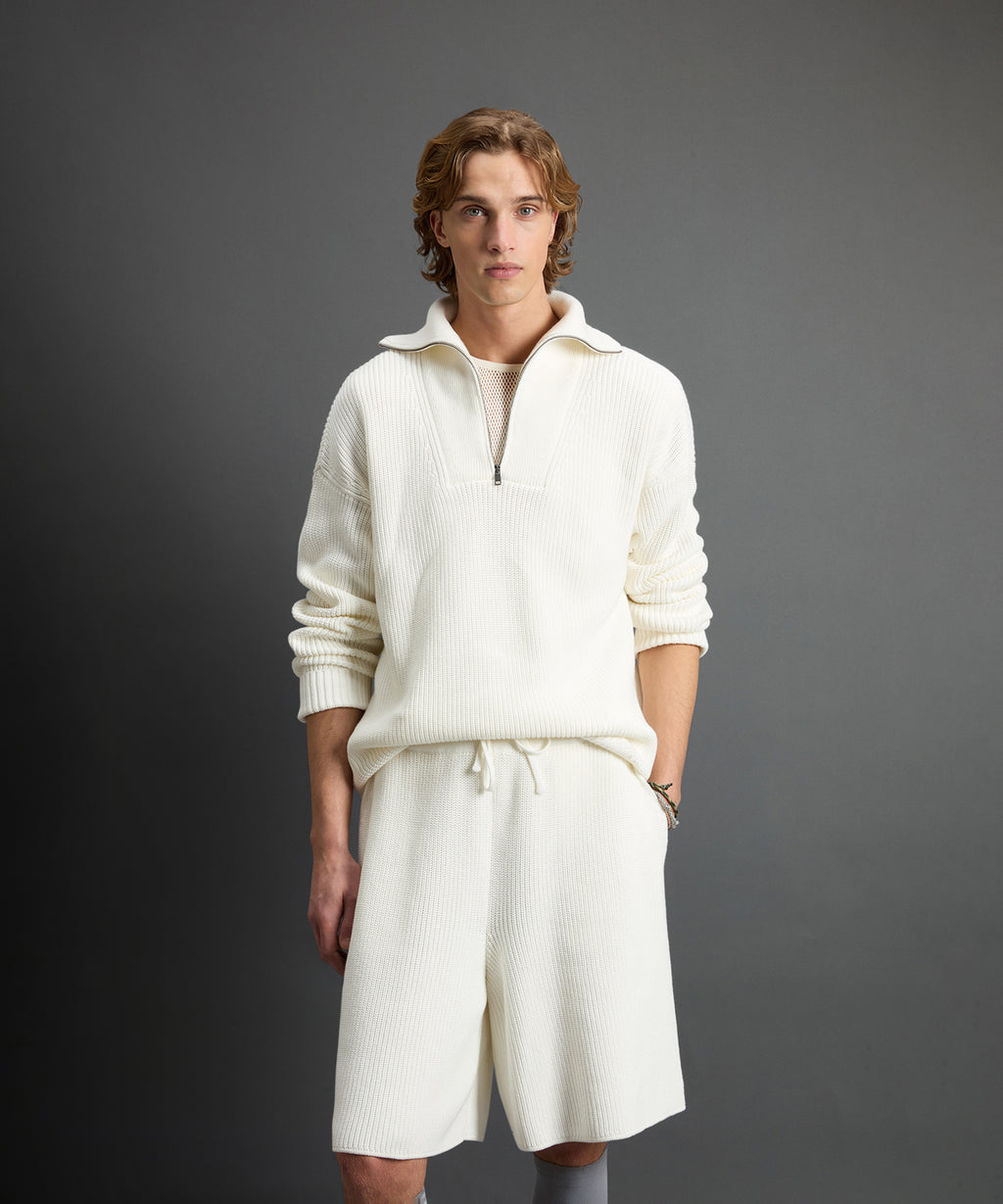 Todd Snyder x Woolrich Cotton Half-Zip Sweater