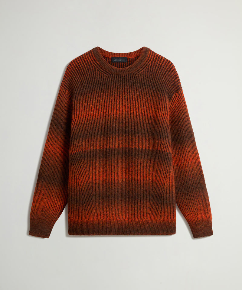 Todd Snyder x Woolrich Spacedyed Wool-Cashmere Crewneck Sweater