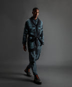Todd Snyder x Woolrich Belted Wool-Alpaca Cardigan