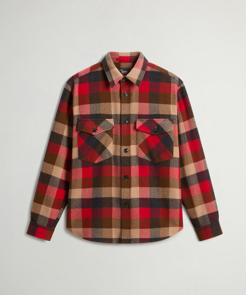 Todd Snyder x Woolrich Cashmere Plaid Overshirt