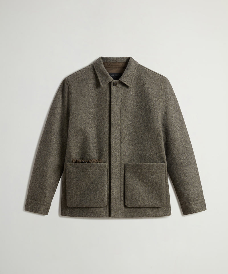 Todd Snyder x Woolrich Wool-Cotton Shirt Jacket