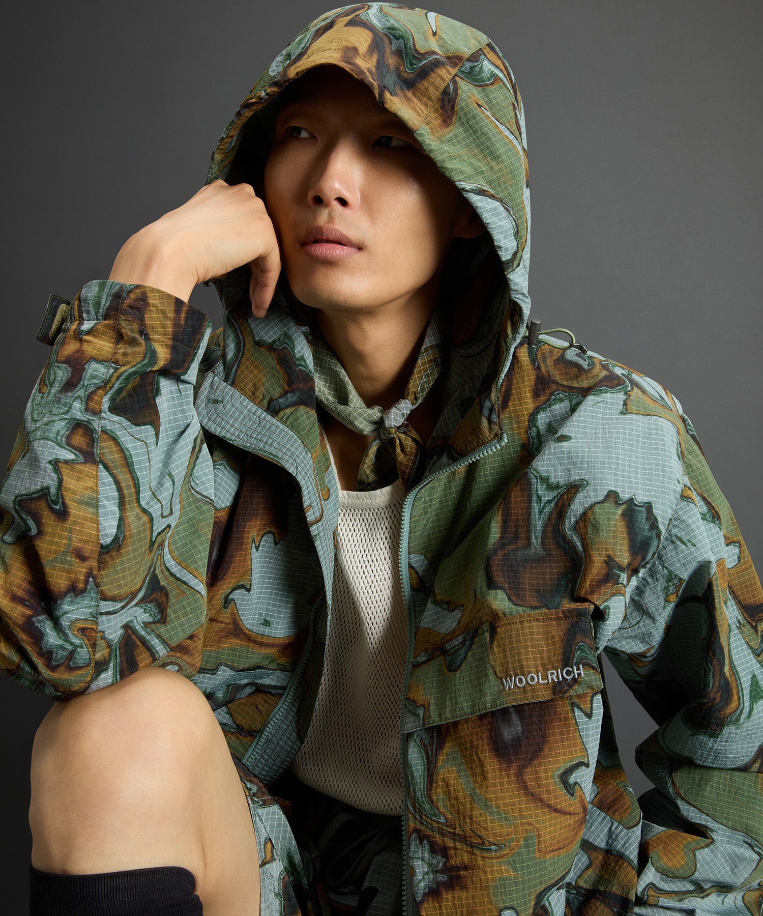 WOOLRICH カモフラージュハット（新品未使用） Todd Snyder x Woolrich Tie-Dye Jacket
