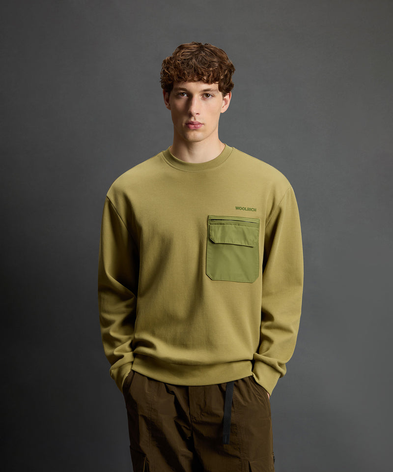 Todd Snyder x Woolrich Tech Fleece Crewneck