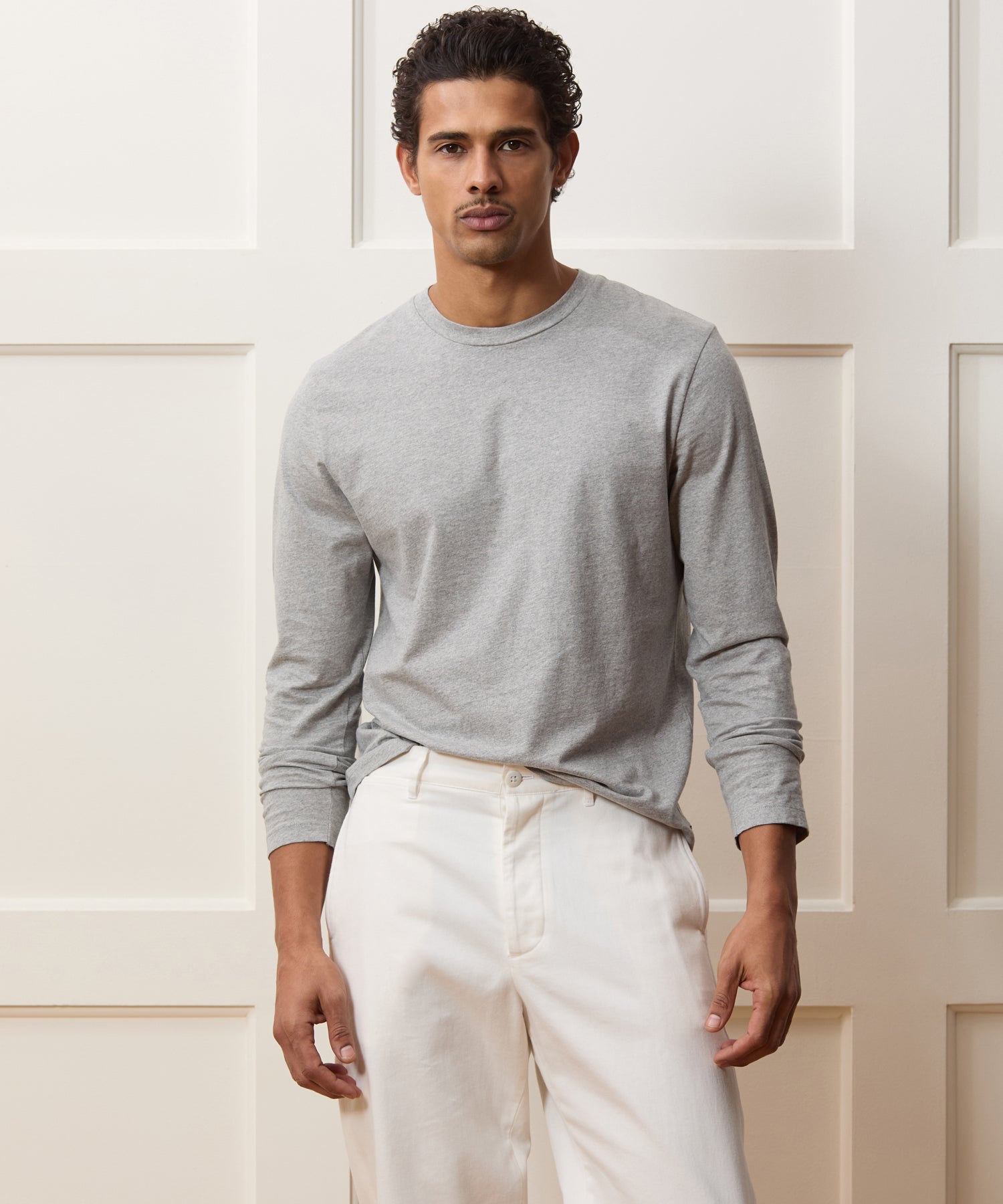 Premium Jersey Tee in Grey Heather – Todd Snyder