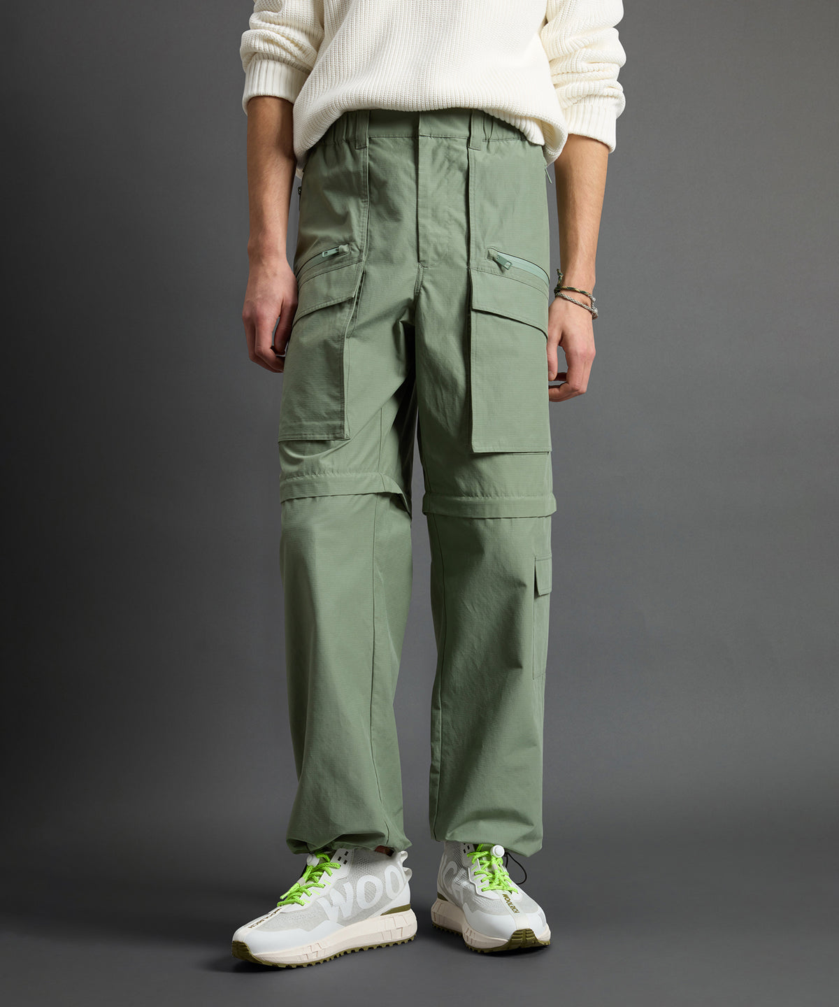 Todd Snyder x Woolrich Sneaker in Off White