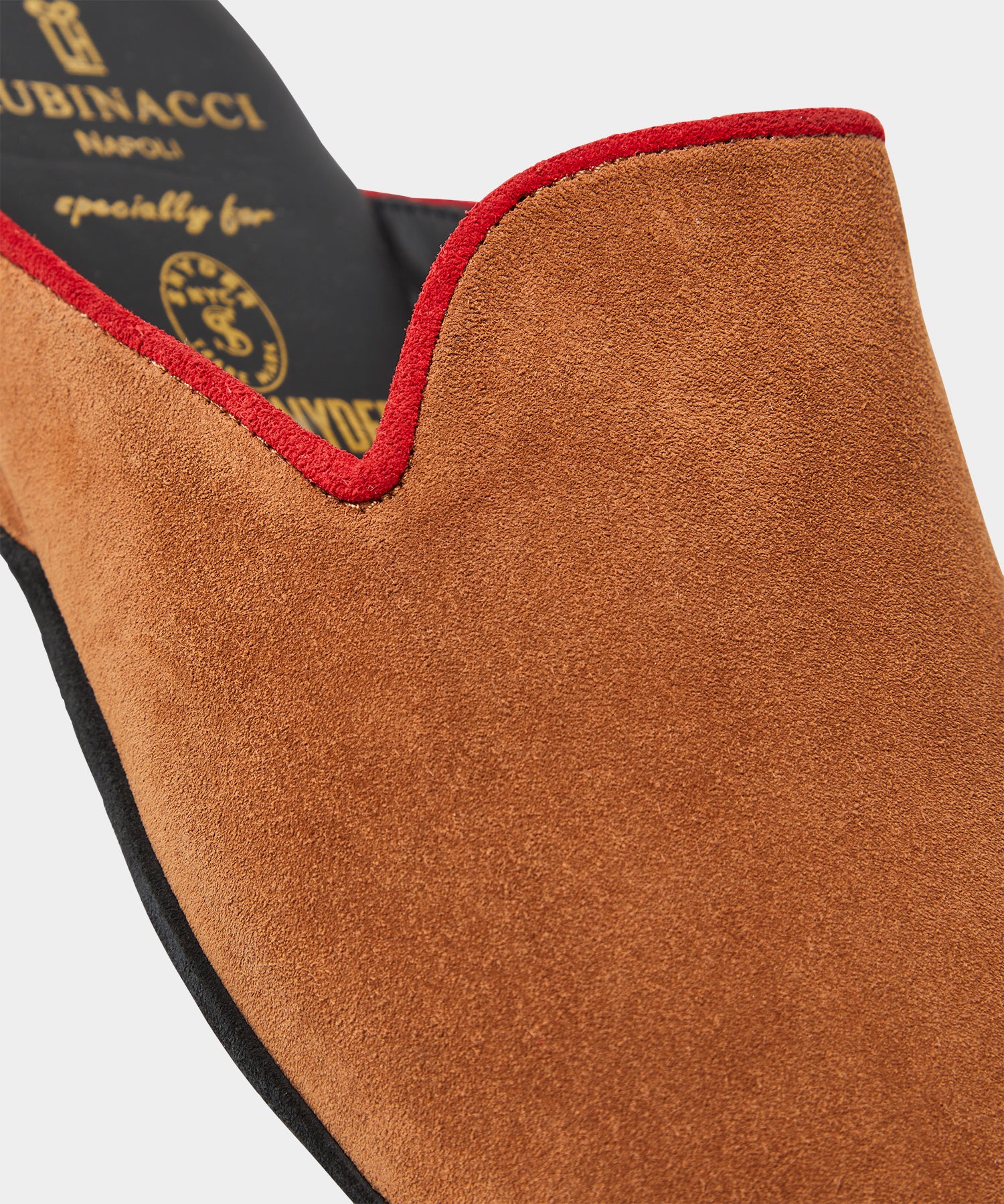 Rubinacci Suede House Slipper in Tobacco – Todd Snyder