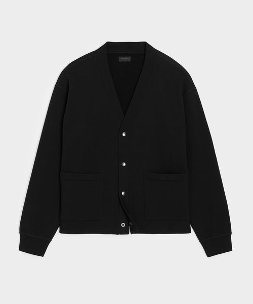 Soho Cardigan Sweatshirt in Black – Todd Snyder