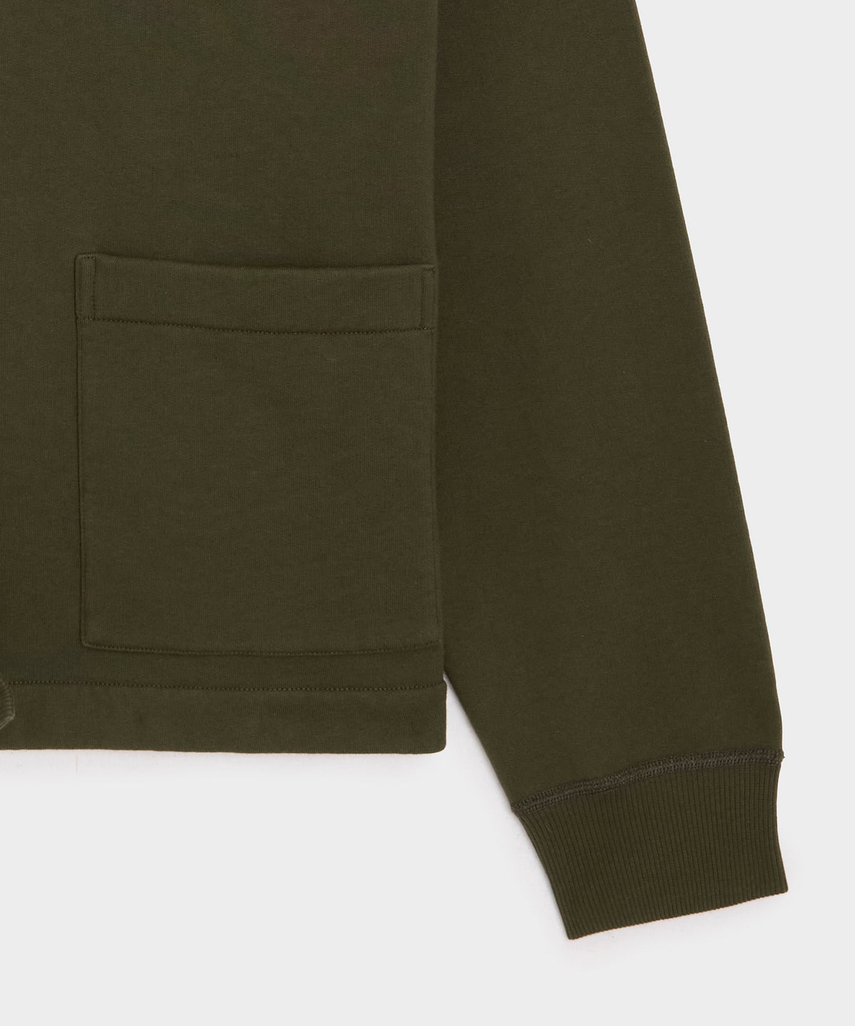 Relaxed Portuguese Terry Cardigan