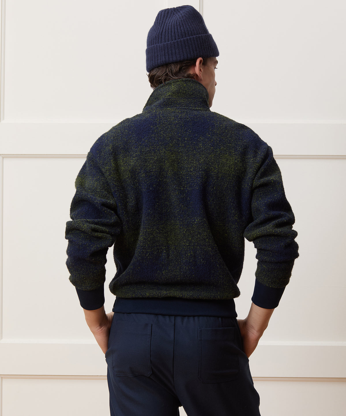 Italian Wool Quarter-Zip Pullover