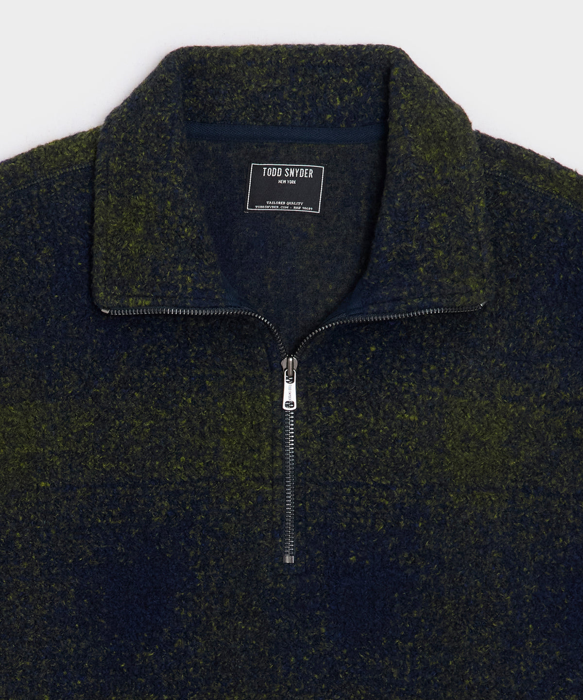 Italian Wool Quarter-Zip Pullover