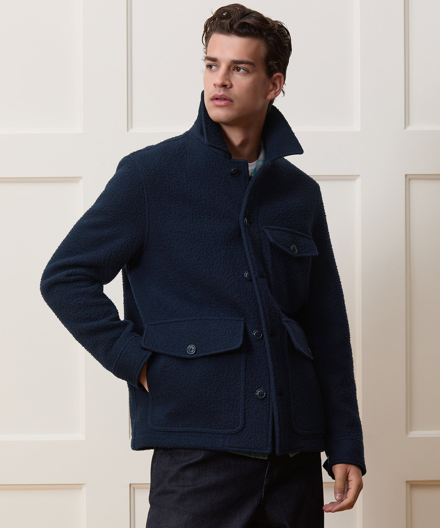 Italian Casentino Upland Coat in Navy – Todd Snyder