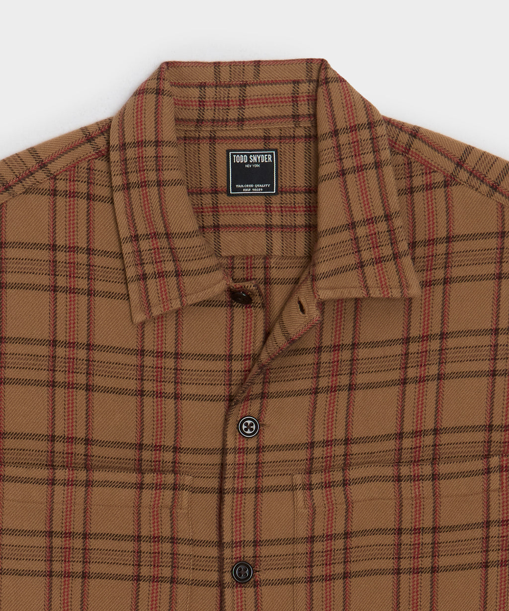 Italian Double-Brushed Flannel Shirt