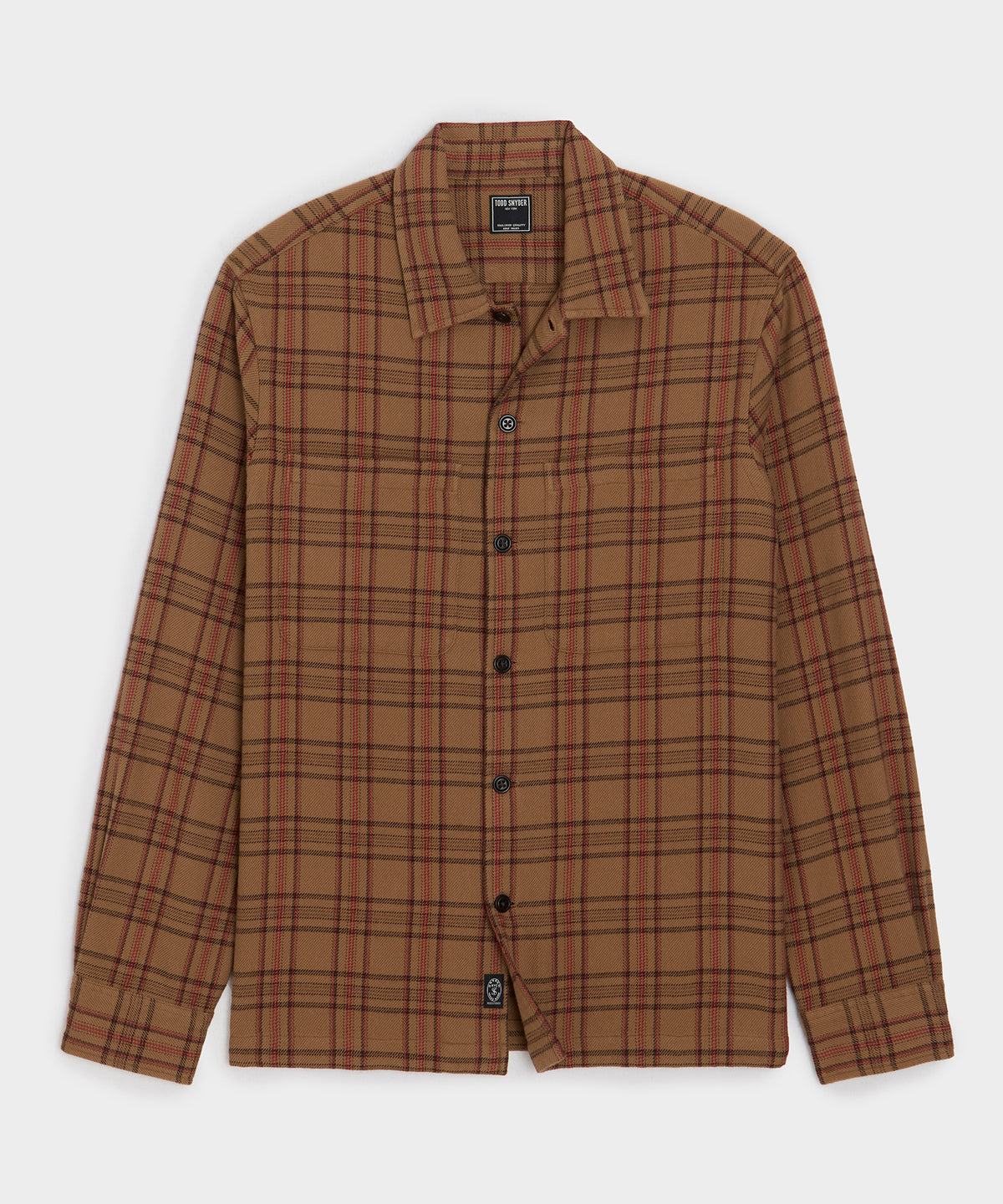 Italian Double-Brushed Flannel Shirt