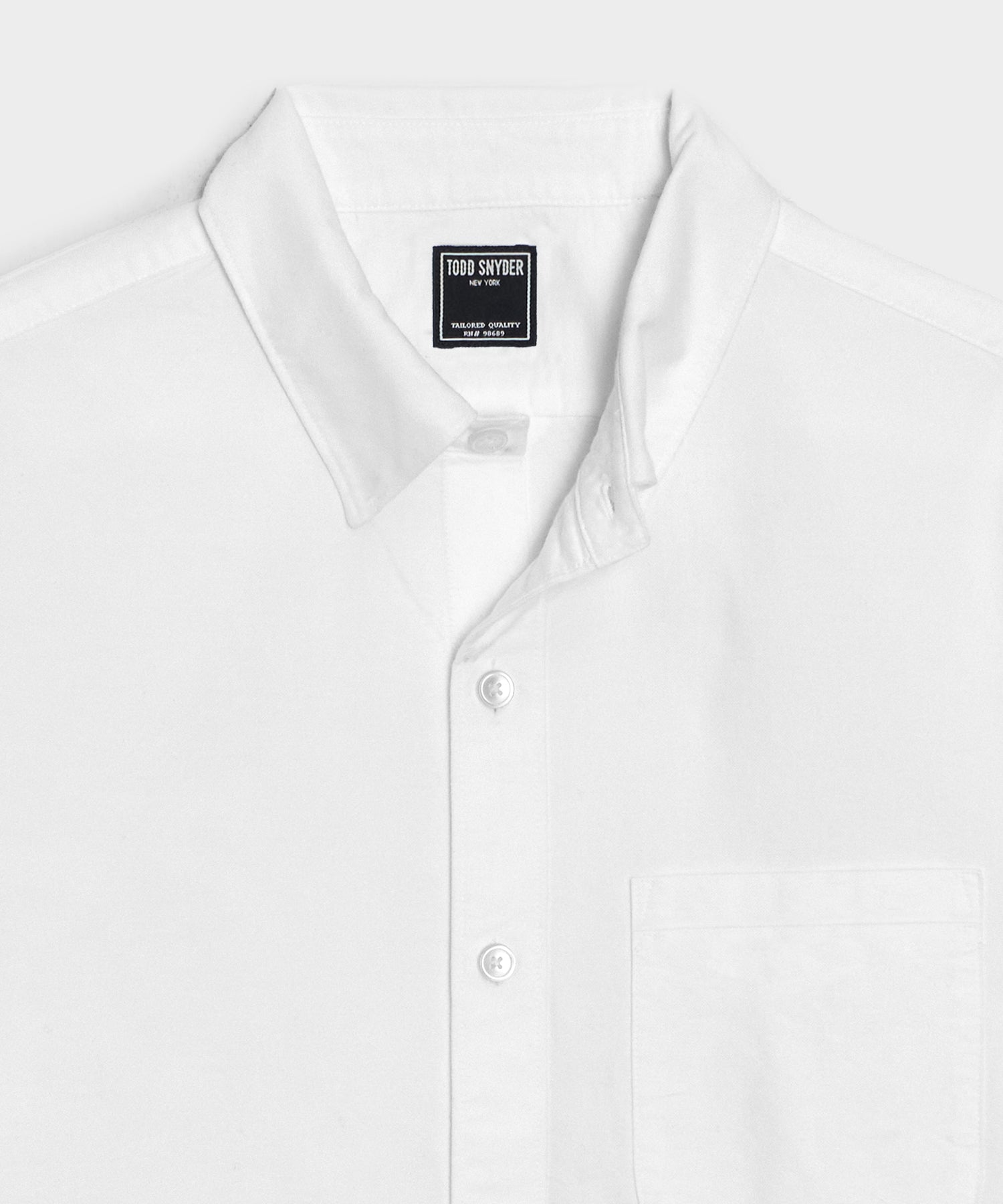 Oxford Cloth Big Shirt in White – Todd Snyder