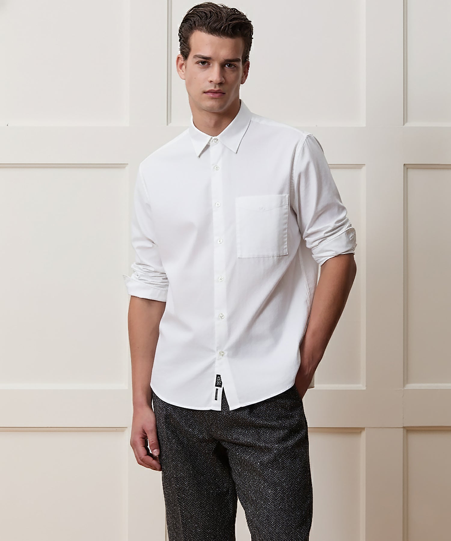 Oxford Cloth Big Shirt in White – Todd Snyder