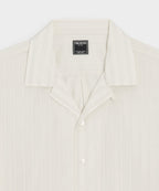 Brushed Poplin Camp Collar Shirt