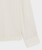 Brushed Poplin Camp Collar Shirt