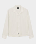Brushed Poplin Camp Collar Shirt